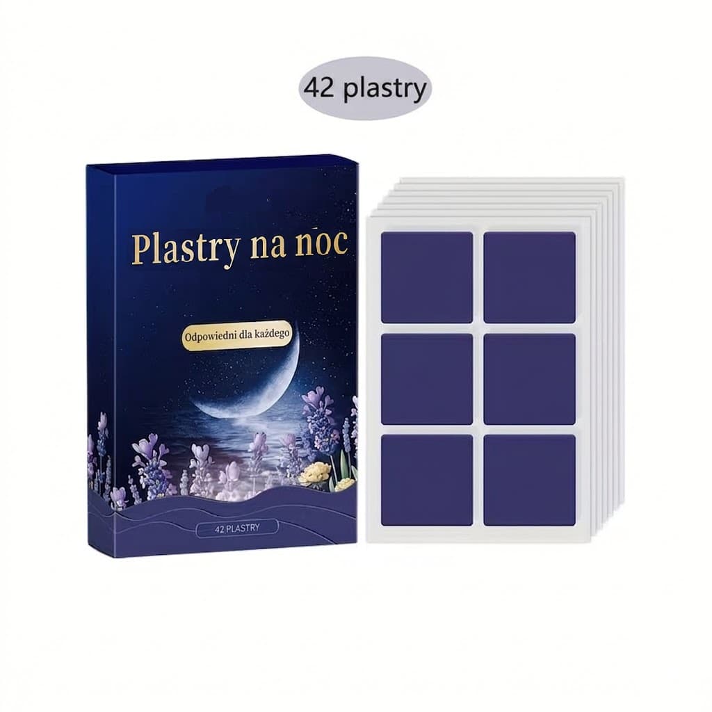 Plastry na noc - spokojniejszy wieczór, lepszy sen każdej nocy