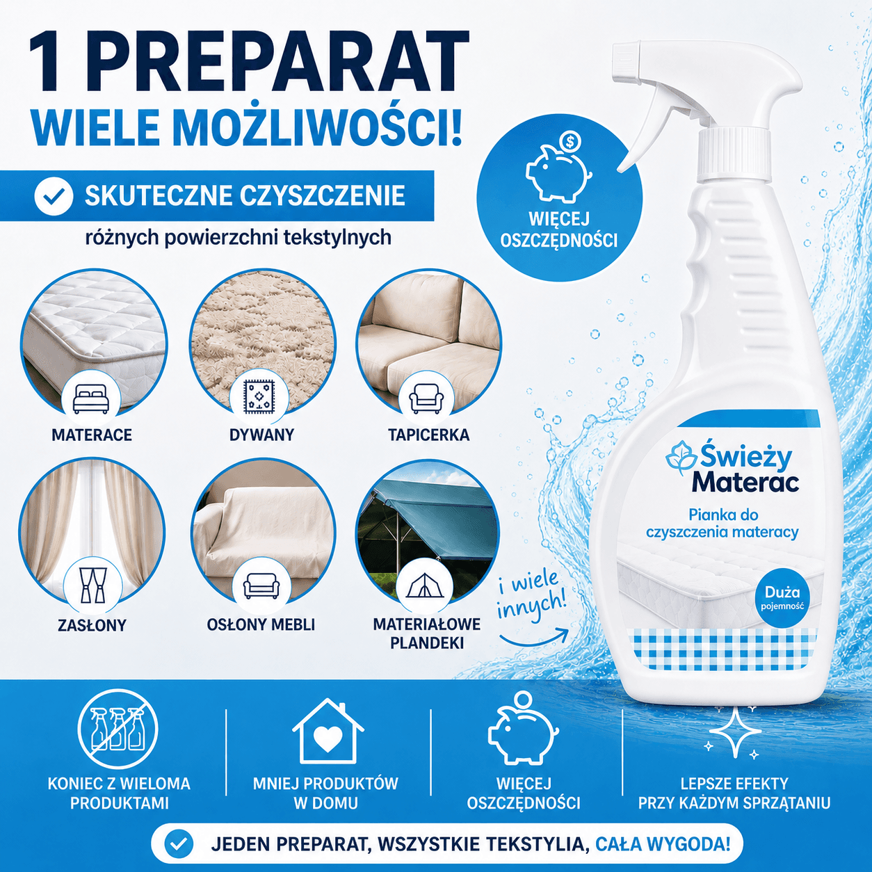 Czysty materac i nie tylko!